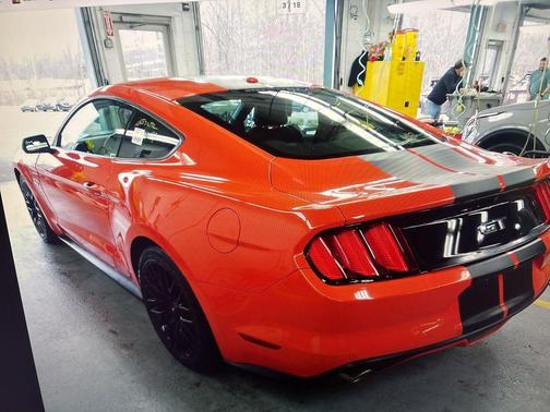 Competition Orange 2016 Ford Mustang GT Premium