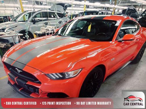 Competition Orange 2016 Ford Mustang GT Premium