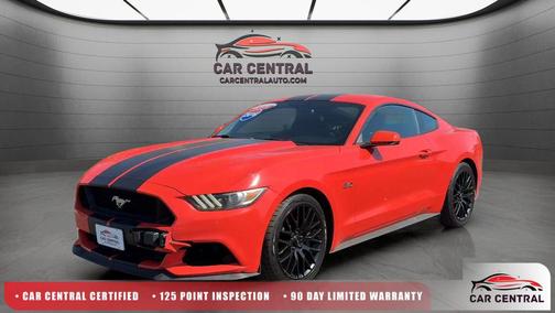 Competition Orange 2016 Ford Mustang GT Premium