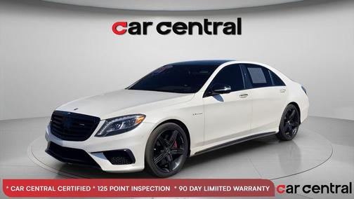 White 2015 Mercedes-Benz S-Class 4MATIC