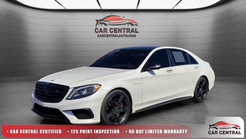 White 2015 Mercedes-Benz S-Class 4MATIC