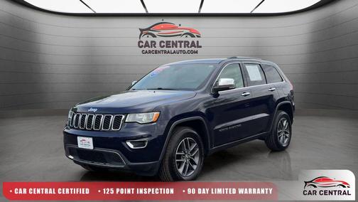 True Blue Pearlcoat 2017 Jeep Grand Cherokee Limited