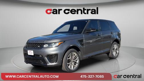 Gray 2016 Land Rover Range Rover Sport 5.0L V8 Supercharged SVR