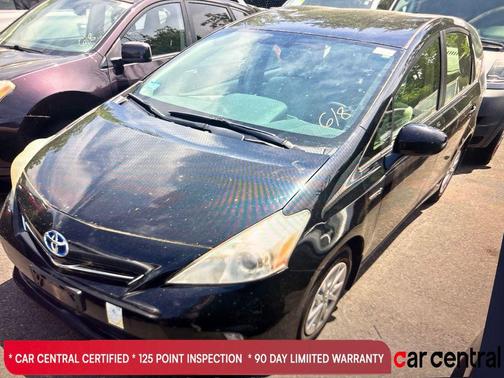Black 2012 Toyota Prius v Three