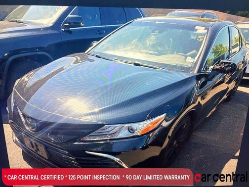 Midnight Black Metallic 2021 Toyota Camry XLE