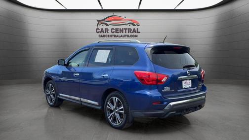 Caspian Blue 2017 Nissan Pathfinder Platinum