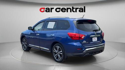 Caspian Blue 2017 Nissan Pathfinder Platinum