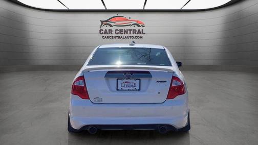 White Platinum Clearcoat Metallic 2012 Ford Fusion Sport