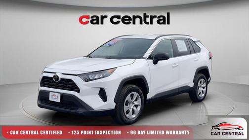 Super White 2021 Toyota RAV4 LE