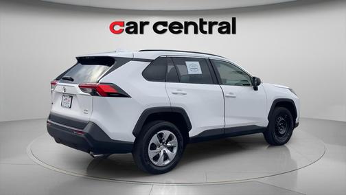 Super White 2021 Toyota RAV4 LE
