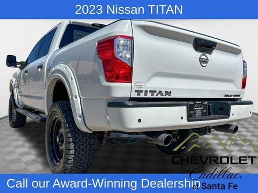 Glacier White 2023 Nissan Titan SV