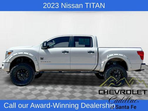 Glacier White 2023 Nissan Titan SV