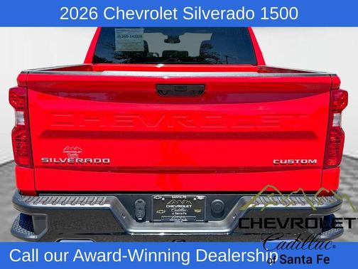 Red 2026 Chevrolet Silverado 1500 Custom Trail Boss