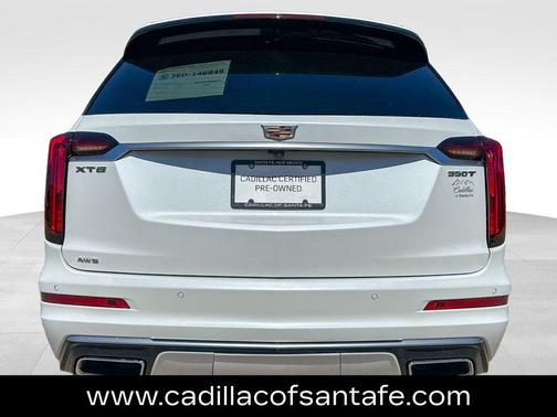 Crystal White Tri-Coat 2023 Cadillac XT6 Luxury AWD