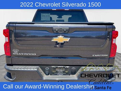Dark Ash Metallic 2022 Chevrolet Silverado 1500 Custom