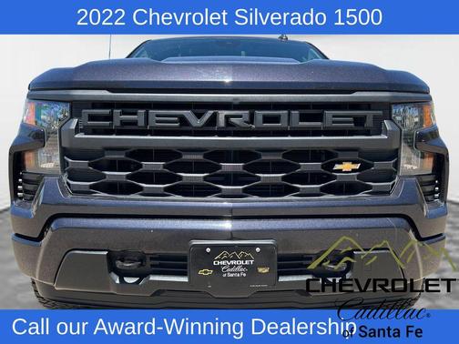 Dark Ash Metallic 2022 Chevrolet Silverado 1500 Custom