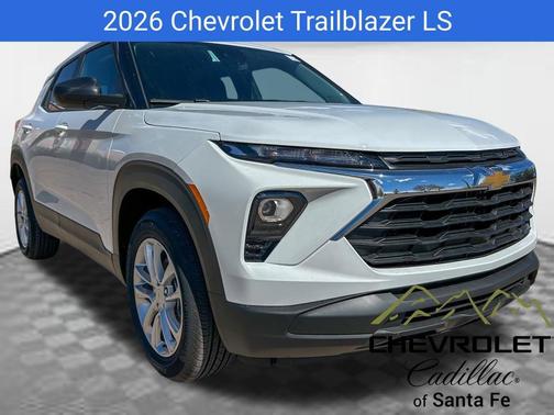Summit White 2026 Chevrolet Trailblazer LS
