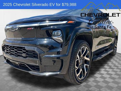 Black 2025 Chevrolet Silverado EV RST