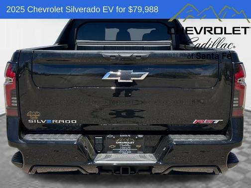Black 2025 Chevrolet Silverado EV RST