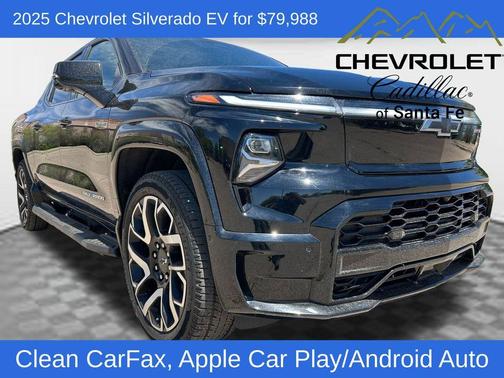 Black 2025 Chevrolet Silverado EV RST