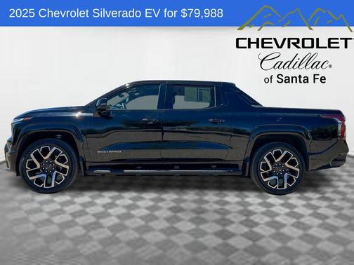 Black 2025 Chevrolet Silverado EV RST