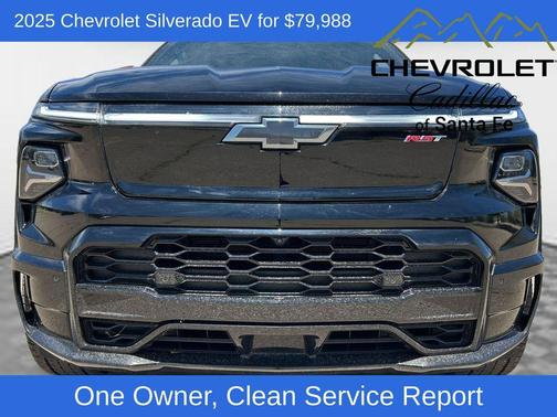 Black 2025 Chevrolet Silverado EV RST