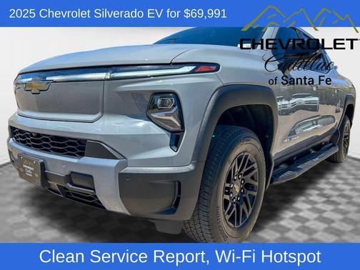 Slate Gray Metallic 2025 Chevrolet Silverado EV LT