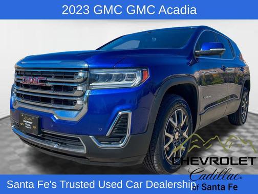 Ultra Blue Metallic 2023 GMC Acadia SLE