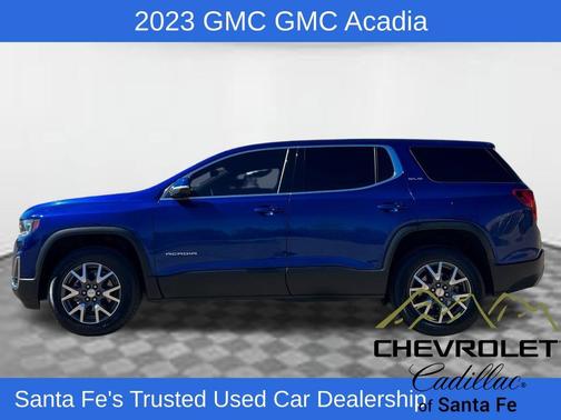 Ultra Blue Metallic 2023 GMC Acadia SLE
