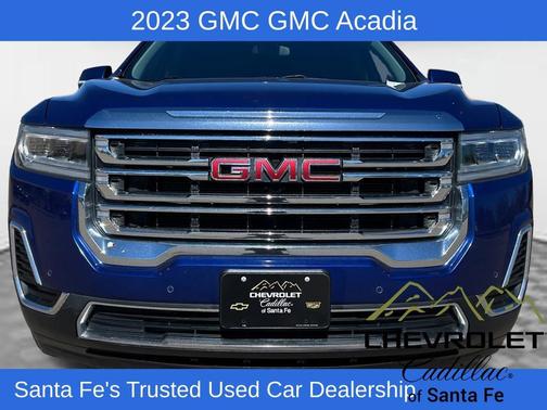 Ultra Blue Metallic 2023 GMC Acadia SLE