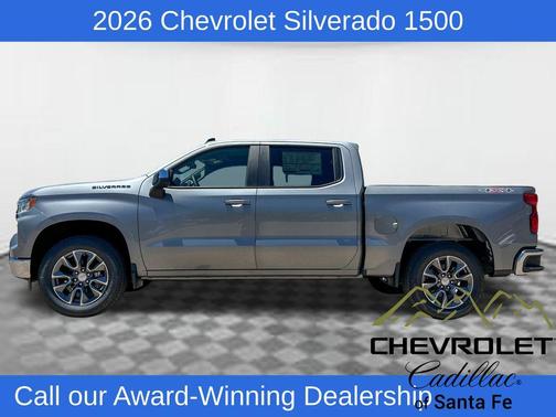Sterling Gray Metallic 2026 Chevrolet Silverado 1500 LT