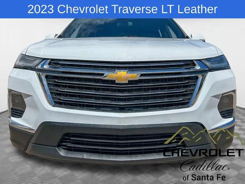 Summit White 2023 Chevrolet Traverse LT Leather