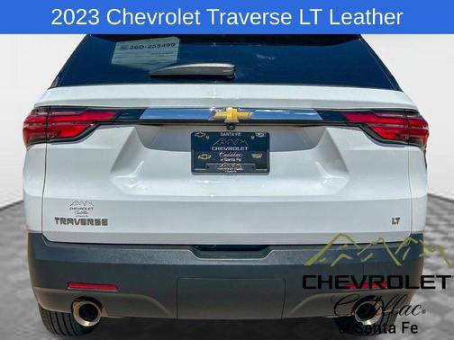 Summit White 2023 Chevrolet Traverse LT Leather
