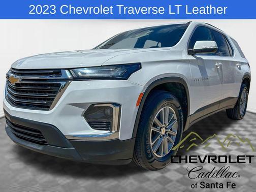 Summit White 2023 Chevrolet Traverse LT Leather
