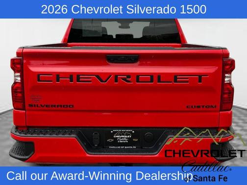 Red 2026 Chevrolet Silverado 1500 Custom
