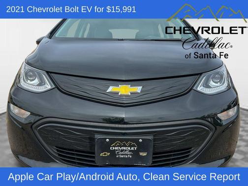 Mosaic Black Metallic 2021 Chevrolet Bolt EV LT