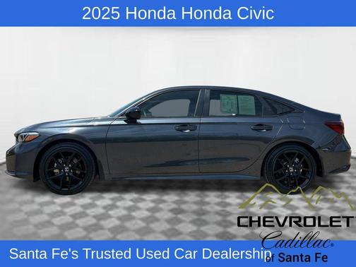 Black 2025 Honda Civic Hybrid
