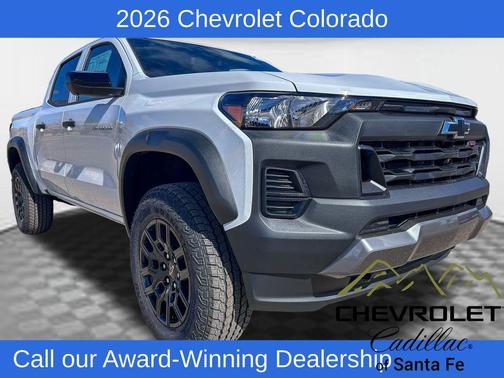 Summit White 2026 Chevrolet Colorado Trail Boss