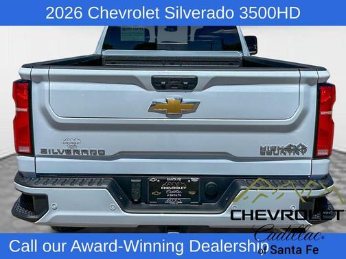Polar White 2026 Chevrolet Silverado 3500 High Country