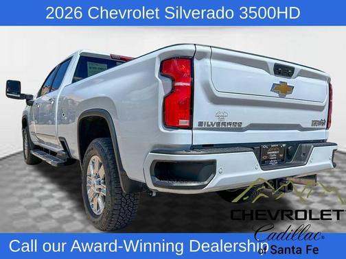 Polar White 2026 Chevrolet Silverado 3500 High Country