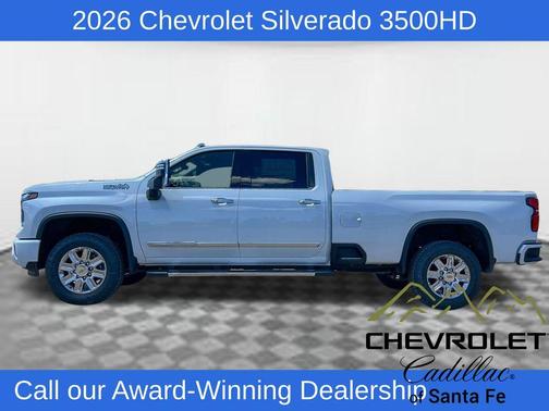 Polar White 2026 Chevrolet Silverado 3500 High Country