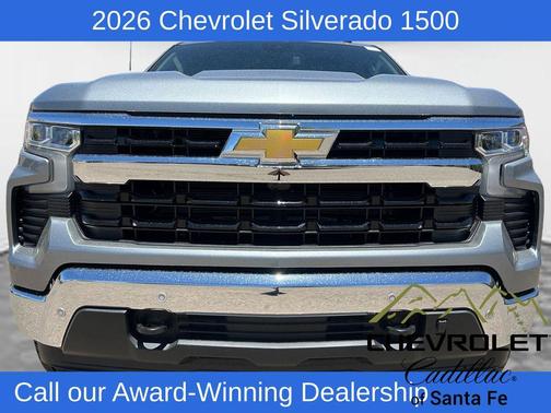 Sterling Gray Metallic 2026 Chevrolet Silverado 1500 LT