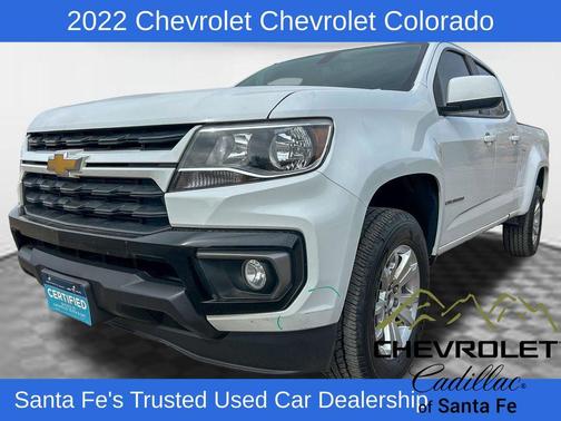 Summit White 2022 Chevrolet Colorado LT