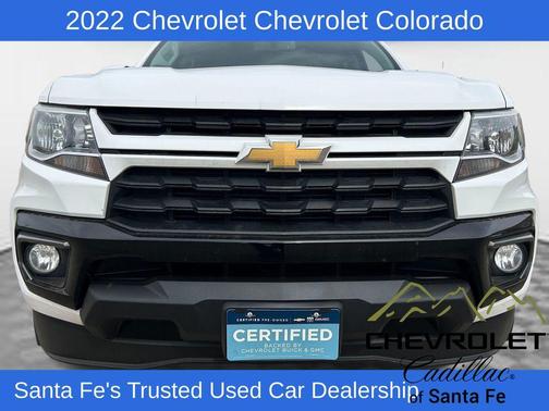 Summit White 2022 Chevrolet Colorado LT