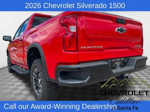 Red 2026 Chevrolet Silverado 1500 ZR2