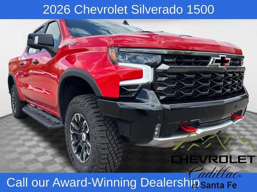 Red 2026 Chevrolet Silverado 1500 ZR2