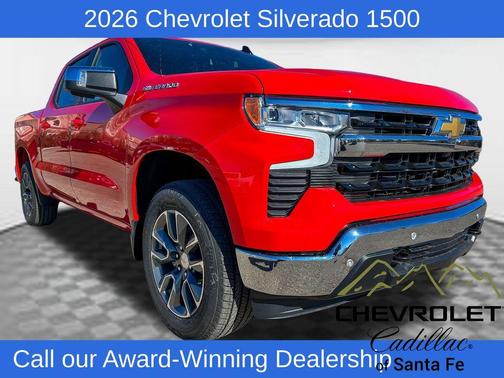 Red 2026 Chevrolet Silverado 1500 LT Truck