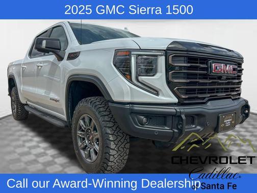 Summit White 2025 GMC Sierra 1500 AT4X