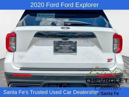 White Metallic 2020 Ford Explorer ST