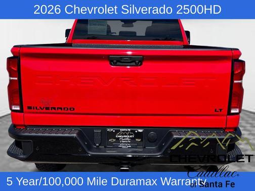 Red 2026 Chevrolet Silverado 2500 LT